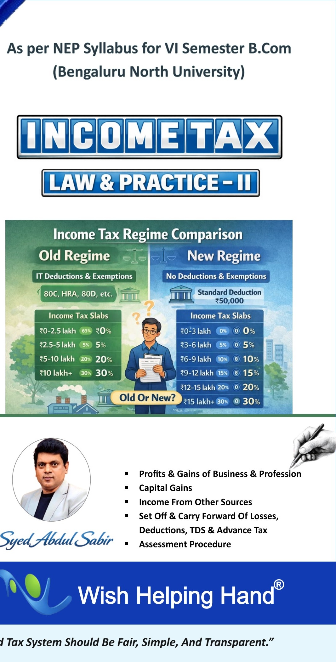 Cover of Income Tax Law & Practice - II by Syed Abdul Sabir