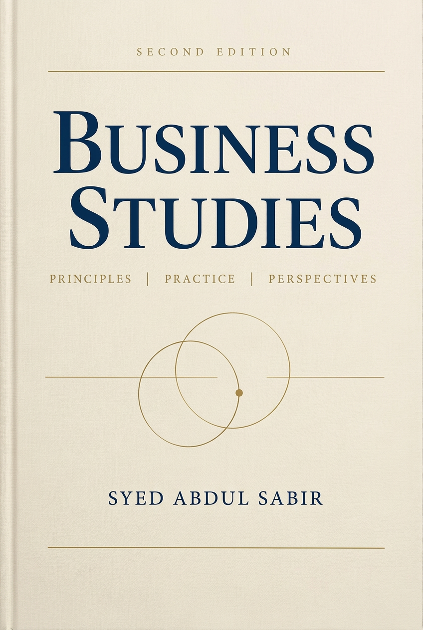Cover of Business Studies by Syed Abdul Sabir
